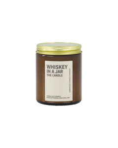 Amberjack Whiskey in a jar - Soy Candle