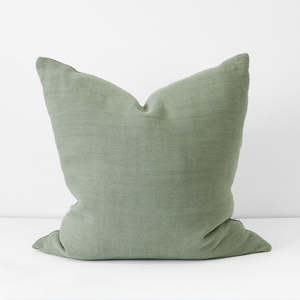 Inspiration Forest Green: Sage Heavy Linen Cushion