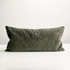 Jade Velvet Lumbar Cushion
