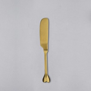 Heart Butter/Pate Knife - Brass