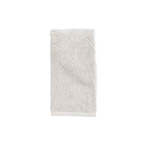 Beach Lover Gifts: Time Hand Towel - Soft Grey