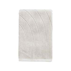 Time Bath Towel - Soft Grey