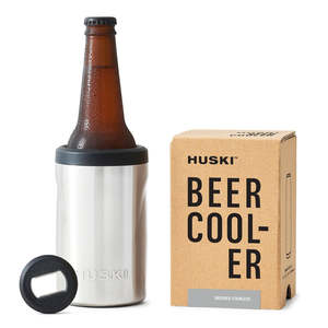 Foodie Gifts: Huski Beer Cooler 2.0 - Brushed Stainless