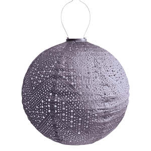 Homeware Gifts: Lantern Round 40cm - Mauve Purple Verso
