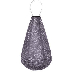 Lantern Drop 28cm - Mauve Purple Topaze