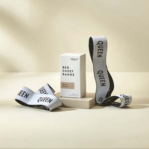 Secret Santa Gifts: Bed Sheet Bands Set of 2 - Queen