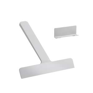 Bathroom: Ume Wiper with Holder - Soft Grey
