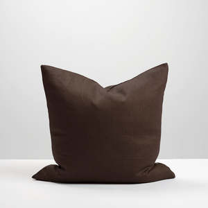 Thread Design Bedlinen And Furniture: Chocolate Linen Cushion