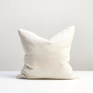 Cosy Cinnamon: Natural Linen Cushion