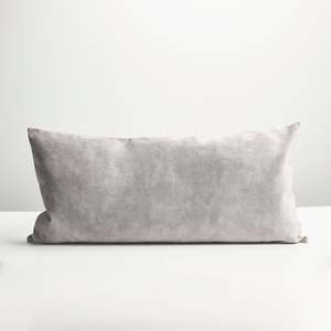Finishing Touches: Marble Velvet Lumbar Cushion