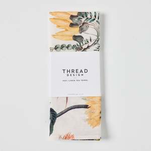 Attenborough Linen Tea Towel