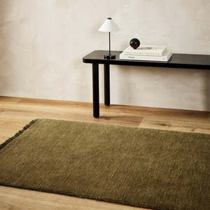 Versatile Wool: Sandringham Floor Runner - Moss