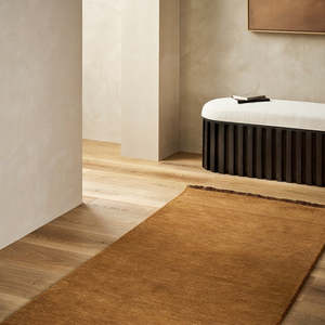 Versatile Wool: Sandringham Floor Runner - Pecan