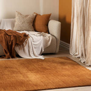 Versatile Wool: Sandringham Floor Rug - Pecan