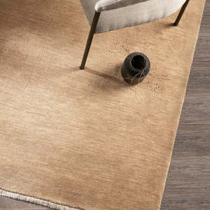 Versatile Wool: Sandringham Floor Rug - Putty