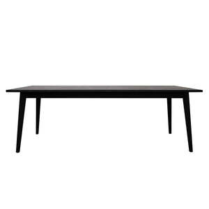 Vaasa Oak Dining Table - Black