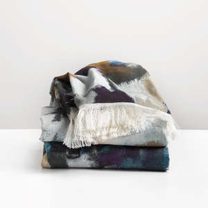 Florence Linen Throw - No Fringe