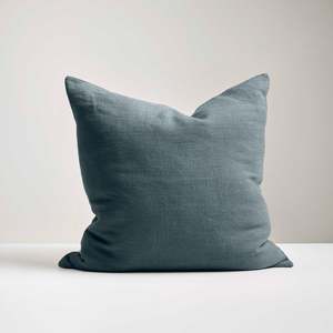 Moody Blues: Peacock Heavy Linen Cushion