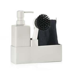 Foodie Gifts: Dishwashing Set - Soft Grey