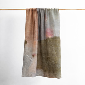 Summer Siesta: Gentle Dawn Linen Throw