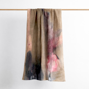 Summer Siesta: Desert Light Linen Throw
