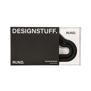 Bach Essentials: Rund Curve Silicone Trivet Set - Black
