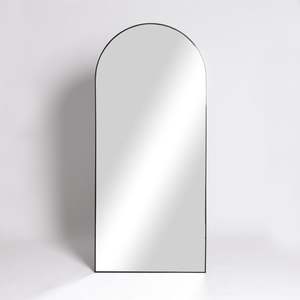Arch Floor Mirror - Black