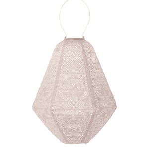 Homeware Gifts: Lantern Can 30cm - Soft Blush Marrakesh