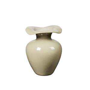 Florentina Vase Glossy Beige - Large