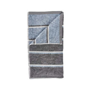 Sauna Bath Towel - Grey/Blue Fog/Soft Grey