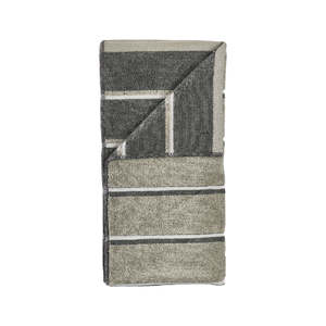Beach Lover Gifts: Sauna Bath Towel - Eucalyptus/Olive Green/Soft Grey