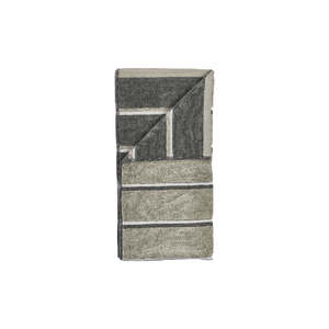 Sauna Hand Towel - Eucalyptus/Olive Green/Soft Grey