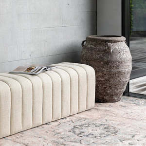 Mila Bench - Alabaster