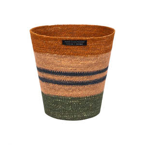 Seagrass Bin - Olive Old Rose + Midnight