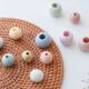 Colourful Wood Beads (9 Colours) - 20mm | 5pcs
