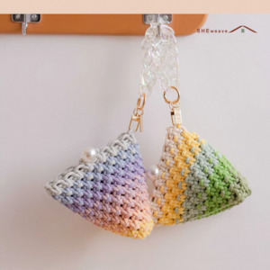 SHEweave DIY Kit with Tutorial - Triangle Purse