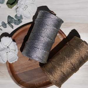 Braided Cords: Metallic Braided Cords