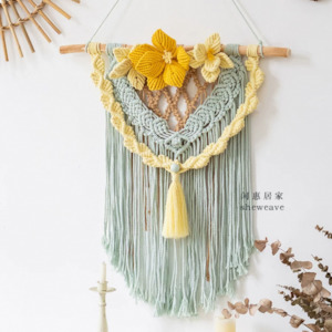 Colour Card Diy Kit Gift Box: SHEweave DIY Kit with Tutorial - Sunlit Blossom Knots