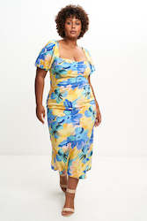 Newest Arrivals: MIAMI SILK MIDI DRESS