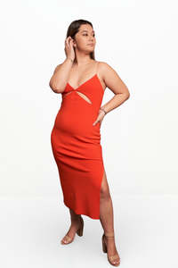 Sale Items: ULLA CUT OUT MIDI DRESS