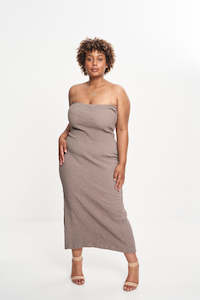 Casual Wear: BUBBLE DRESS (TAUPE)