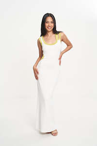 Sir The Label: EVALINA CUT OUT DRESS (CITRUS)