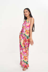 Pink: KATA SILK DRESS