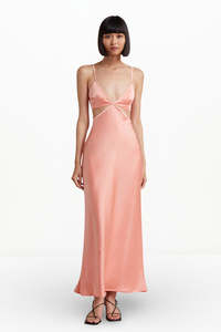 Pink: VERONIQUE MAXI DRESS (CORAL)
