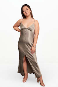Shona Joy 1: LA LUNE BIAS SLIP DRESS (SAGE)