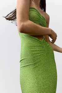 Hntr The Label: YASMINE GOWN (LIME)