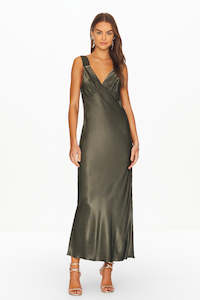 Formal Wear: GIORGIA PLUNGED MIDI DRESS