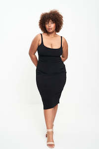 B B: BE MINE MIDI DRESS