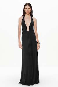 Formal Wear: JENNIFER CUPRO MAXI DRESS