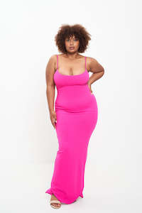 BAILEY GOWN (NEON PINK)